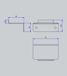 Luftleiste Open AirLiner Distanzstück, weiß
