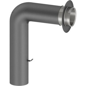 Ø 150 mm Ofenrohrset gezogen - mit Tür und...