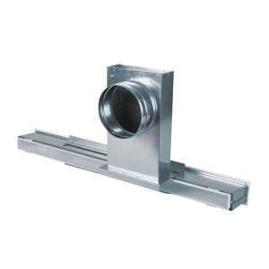 Aluflex solo Anschluss f&uuml;r OA LL, Laufschiene mit 1x Anschluss &Oslash; 125 mm