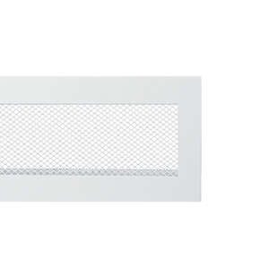 Luftleiste Open Air 101 SK mit Gittergewebe, 285 x 114 mm, wei&szlig;