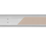 Luftleiste Open Air 8 mit Putzträgerplatte, 400 x 80 mm, weiß