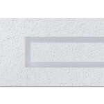 Luftleiste Open Air 8 mit Putzträgerplatte, 400 x 80 mm, weiß