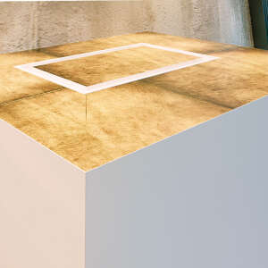 Deckenluftgitter Open Air 16-OnTop VARIO inkl. Einbaurahmen