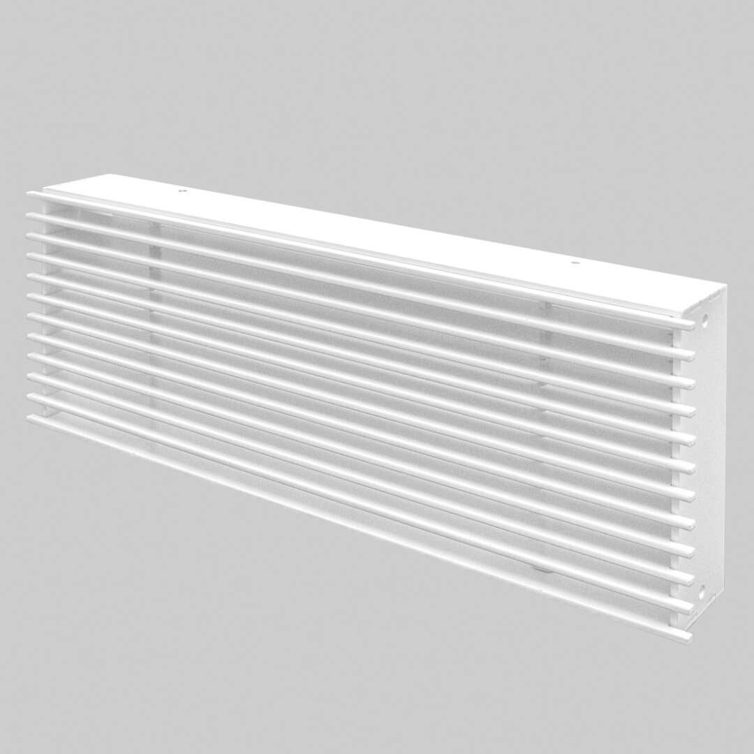 Luftgitter Open Air 11-SubSteel, 500 x 100 mm, weiß