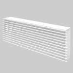 Luftgitter Open Air 11-SubSteel, 500 x 100 mm, weiß