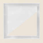 Luftgitter Open Air 007 XXL UnderCover, Front Putzträgerplatte, 400 mm x 400 mm