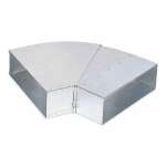 Flachkanal Bogen verstellbar 45-90° 150 x 50 mm