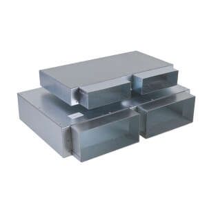 Flachkanal Verteiler ohne Ausgang