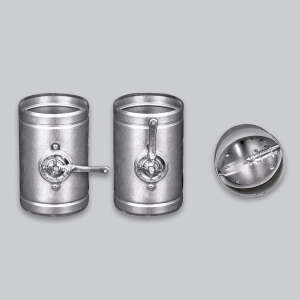 Luftklappe mit Flügelregler