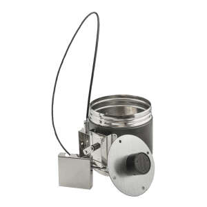 Edelstahl-Hafnerklappe mit Bowdenzug