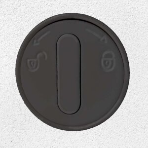 Edelstahl-Hafnerklappe mit Bowdenzug