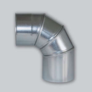 Verstellbarer Bogen 0-90° für Lüftungsrohr