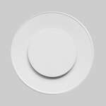 Tellerventil Lufteinlass und Luftauslass Ø 100 mm, rund, weiß