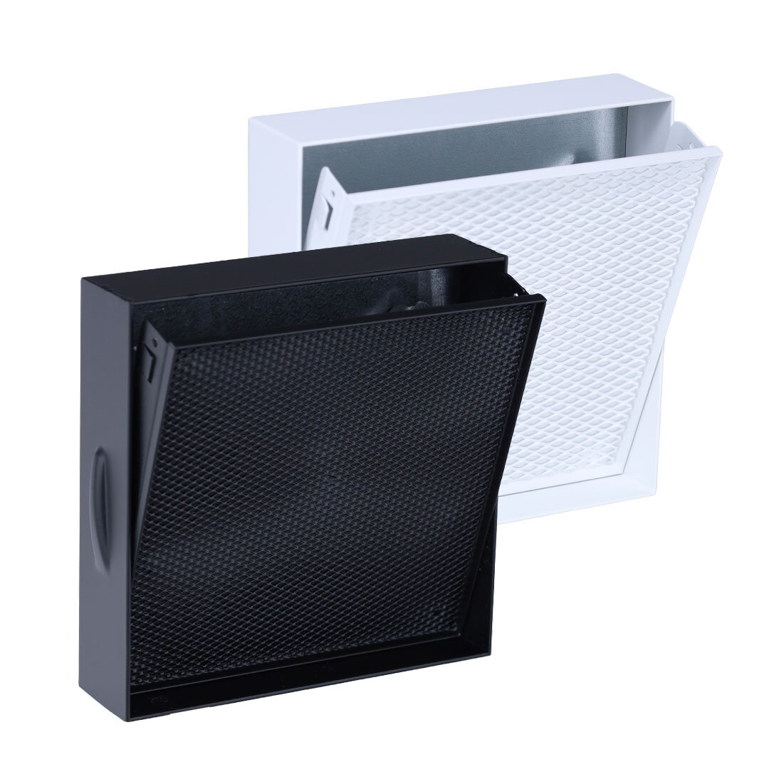 Kipp-Putztür flach, 160 x 160 mm, 4er Pack