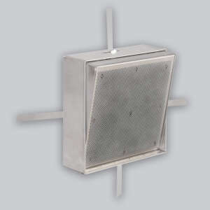 Kipp-Putzt&uuml;r S 145 x 145 mm, Edelstahl