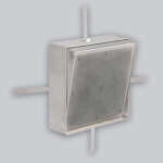 Kipp-Putztür S 145 x 145 mm, Edelstahl