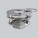 Regenhaube für Rauchsauger Ø 200 mm, Edelstahl