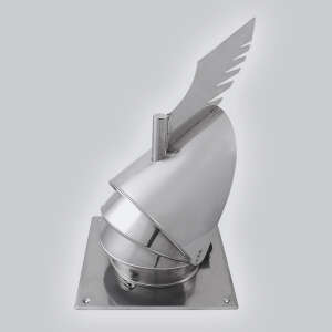 Schornsteinaufsatz Rotowent Dragon 1 mit Montageplatte