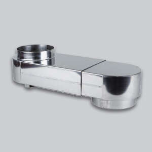 Flachbogen teleskopisch ausziehbar, Edelstahl 2 mm,...