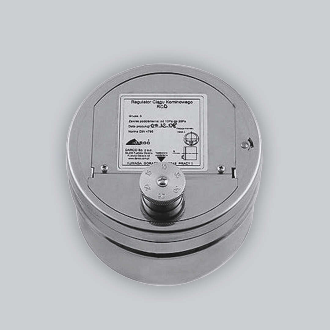 Zugregler Ø 150 mm, inkl. Montageklemme, Edelstahl