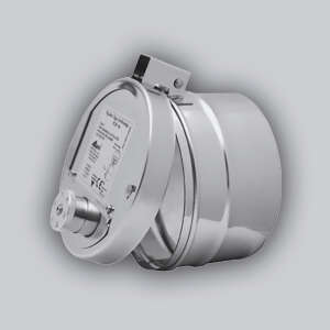 Zugregler mit Explosionsöffnung und Stutzen Ø...