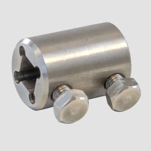 Verbinder zweimal Innenvierkant, 8 x 8 mm mit...