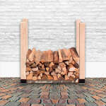 Kaminholz-Regal - Brennholz-Stapelhilfe H 90 x B 100 x T 30 cm