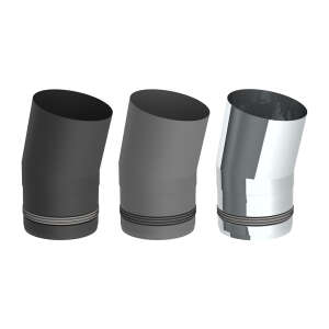 Pelletofenrohr 15° Bogen