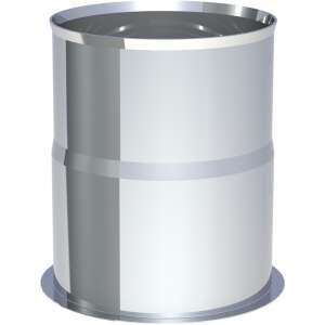 Pelletofenrohr Doppelwandfutter druckdicht