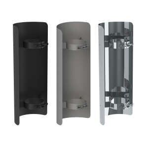 Pelletofenrohr Strahlungsschutz für Längenelement