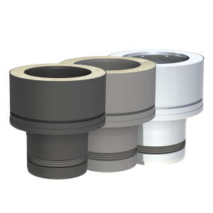 Pelletofenrohr Schornsteinanschlussstück auf DW-ECO...