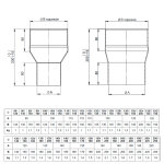 Ofenrohr Erweiterung - Ø 80 mm auf Ø 120 mm - schwarz