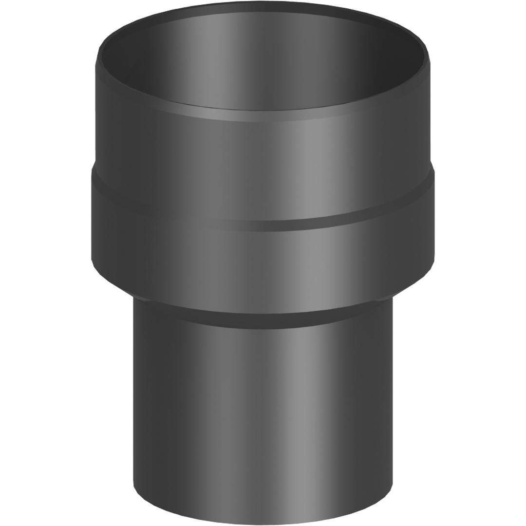 Ofenrohr Erweiterung - Ø 110 mm auf Ø 120 mm - schwarz