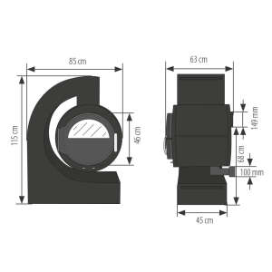 Kaminofen Kanuk&reg; HANG