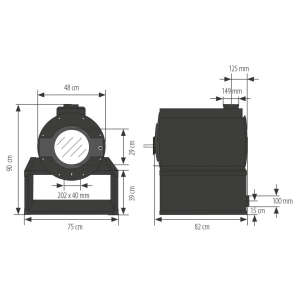 Kaminofen Kanuk&reg; LuTo XV