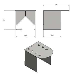 Untergestell Box f&uuml;r Kanuk&reg; Original 7 kW &amp; 9,5 kW