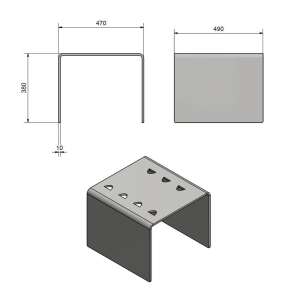 Untergestell Modi Art f&uuml;r Kanuk&reg; Original 7 kW &amp; 9,5 kW